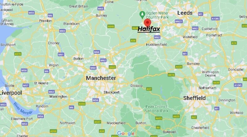Where is Halifax, West Yorkshire Located