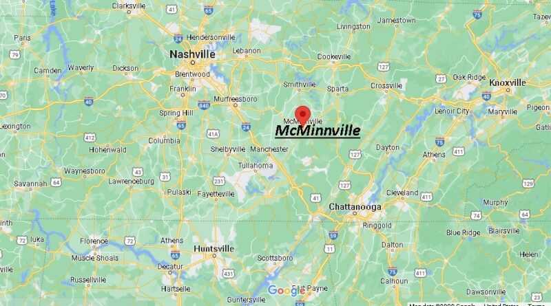 Where is McMinnville Tennessee