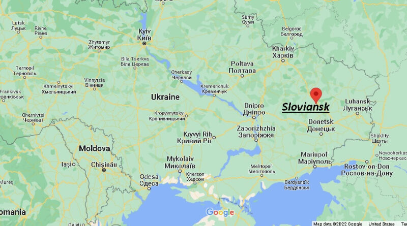 Where is Sloviansk Ukraine? Map of Sloviansk | Where is Map