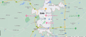 Map of Ennis