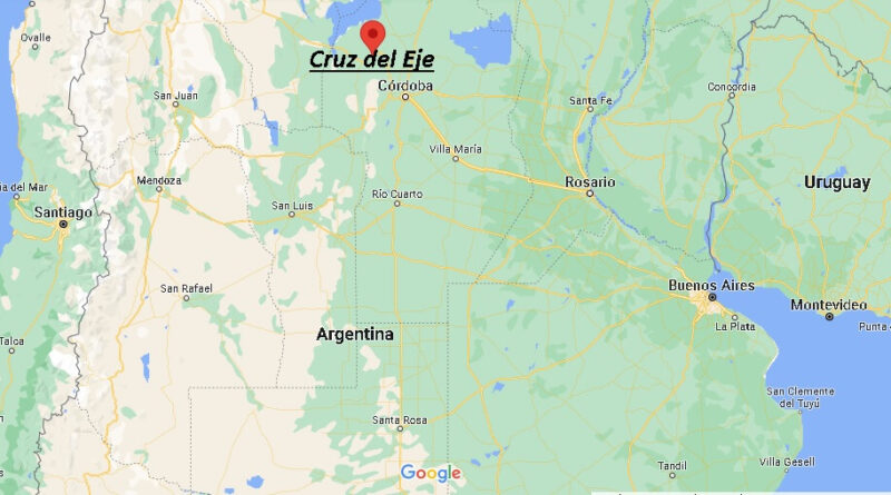 Where is Cruz del Eje Argentina