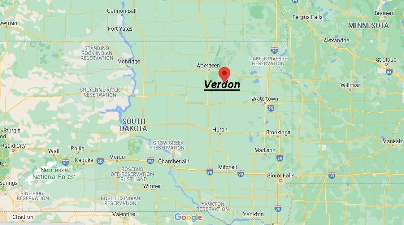 Where is Verdon South Dakota