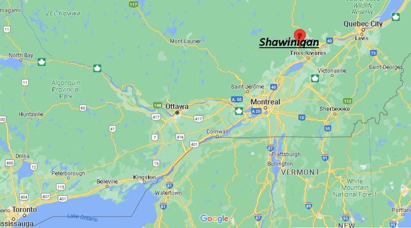 Where is Shawinigan Canada