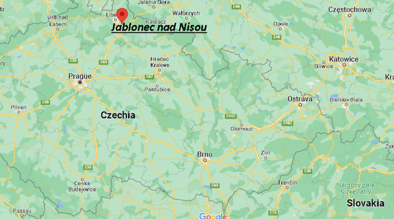 Where is Jablonec nad Nisou Czechia