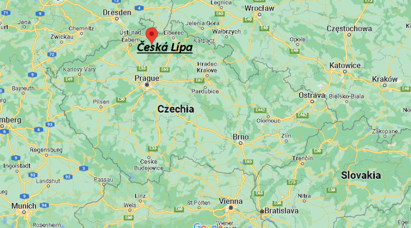 Where is Česká Lípa Czechia