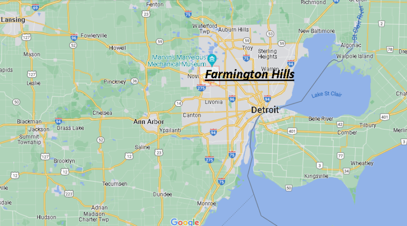 Where is Farmington Hills Michigan