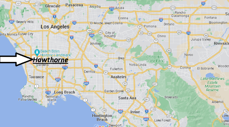 Where is Hawthorne California