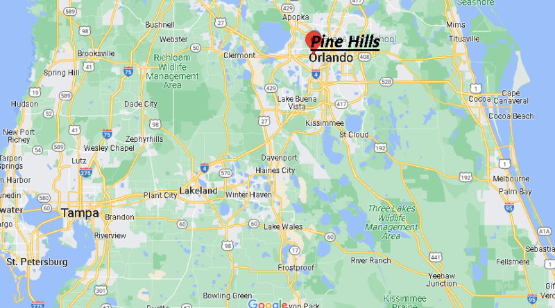 Where is Pine Hills Florida