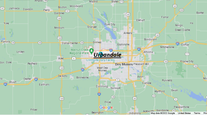 Where is Urbandale Iowa