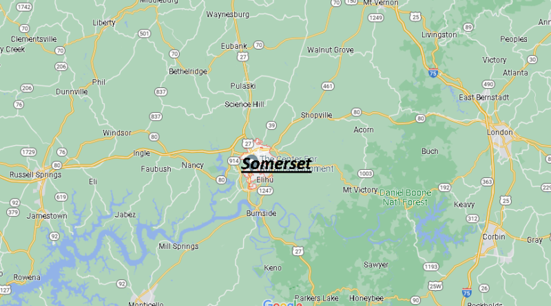 Which city is close to Somerset KY