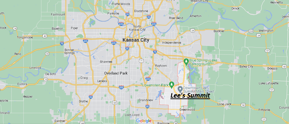 Where is Lee's Summit Missouri? What County is Lee's Summit in | Where is  Map