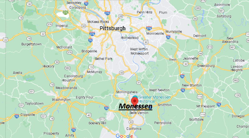 Where is Monessen Pennsylvania