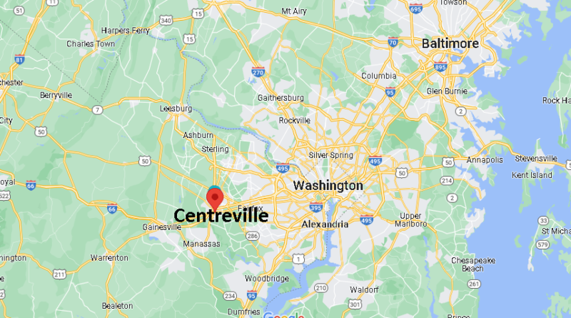 Where is Centreville Virginia