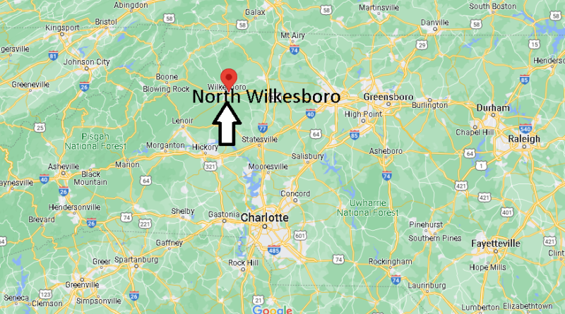 Where is North Wilkesboro North Carolina