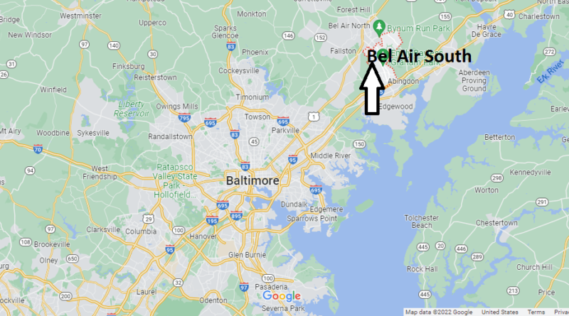 Where is Bel Air South Maryland