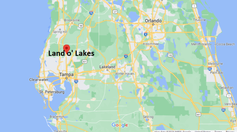 Where is Land o' Lakes Florida