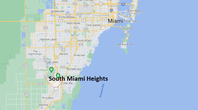 Where is South Miami Heights Florida