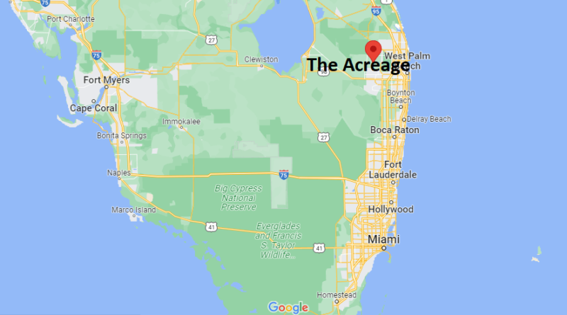Where is The Acreage Florida