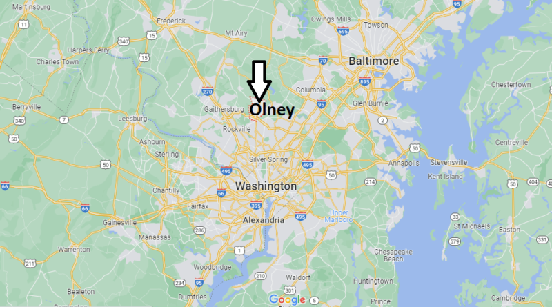 Where is Olney Maryland