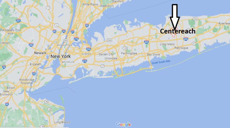 Where is Centereach New York