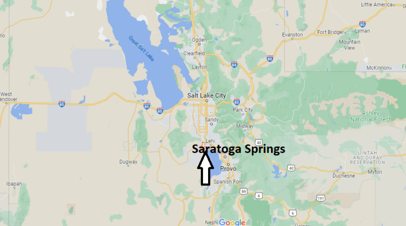 Where is Saratoga Springs Utah