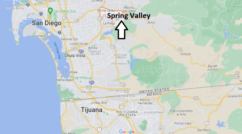 Where is Spring Valley California