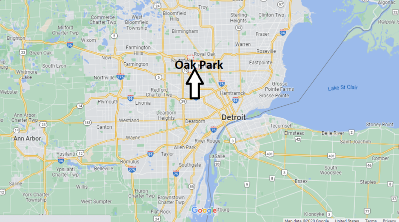 Where is Oak Park Michigan