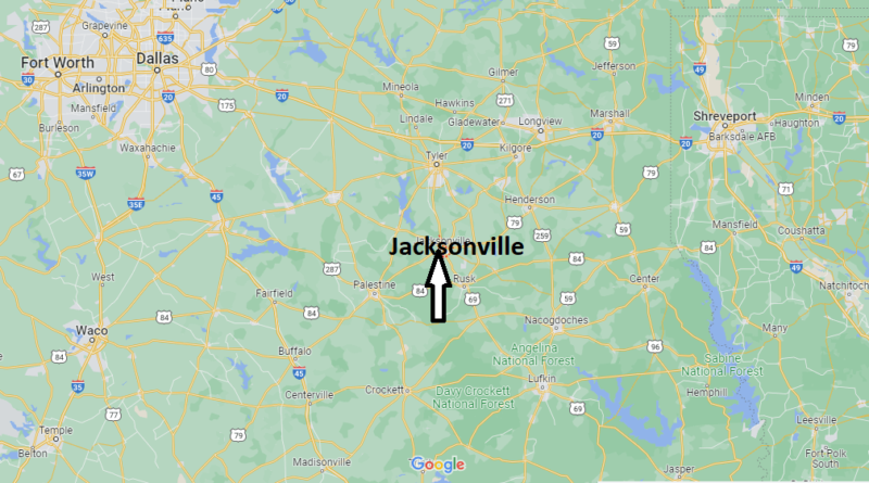 Where is Jacksonville Texas