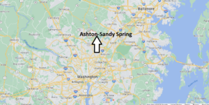 Where is Ashton-Sandy Spring Maryland