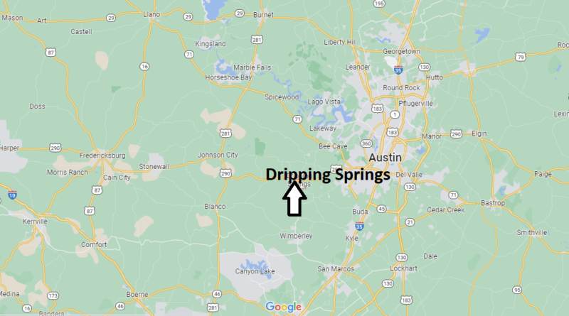 Where is Dripping Springs Texas