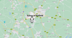 Sutton in Ashfield Map