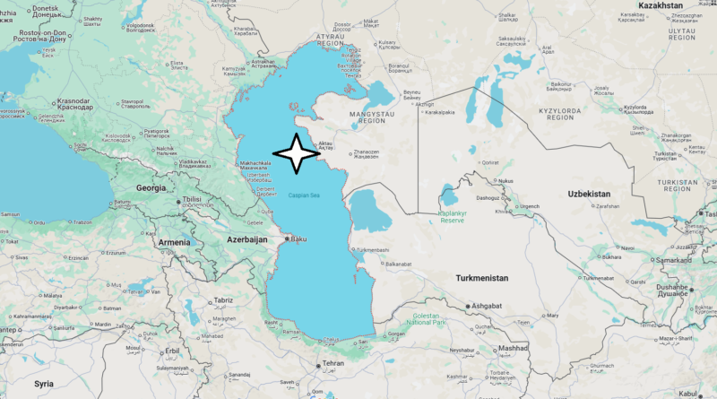 Which country does the Caspian Sea belong to?